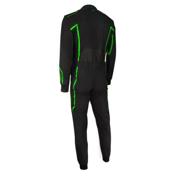 Kart-Overall IMOLA RS2 schwarz/grün Gr. S